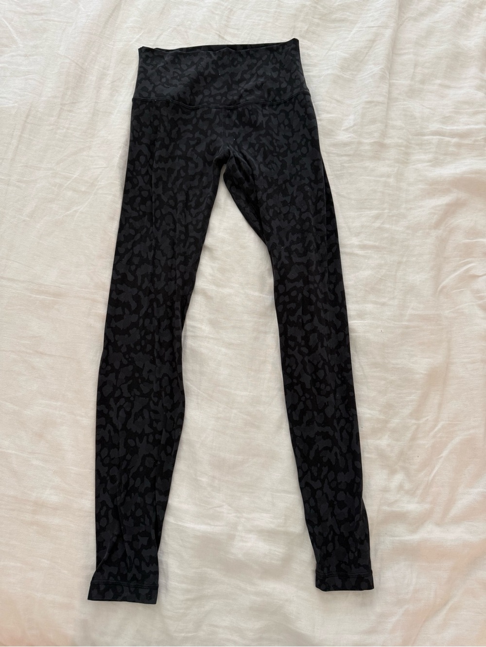 lululemon athletica Black Subtle Leopard Print Leggings